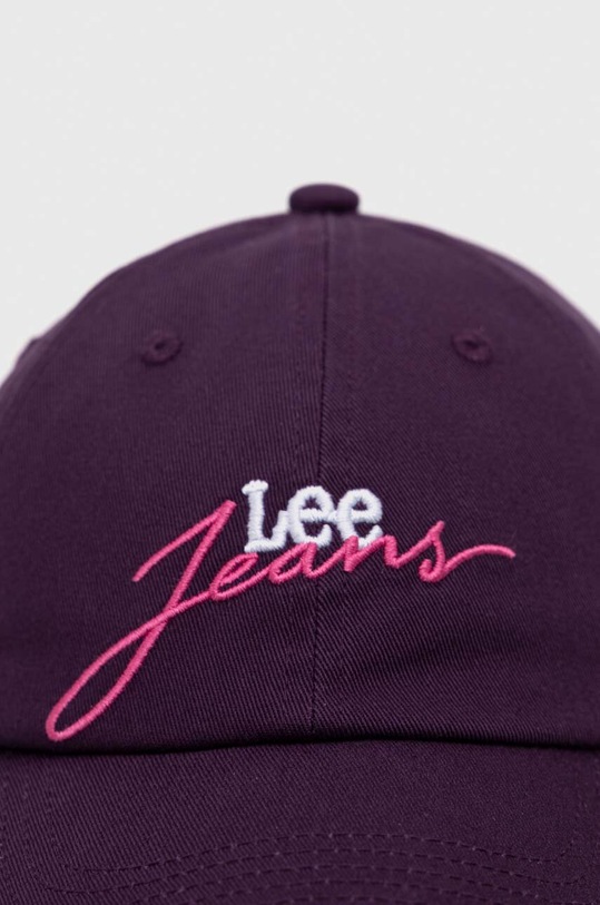 Doplnky Bavlnená šiltovka Lee LP6804A10 fialová