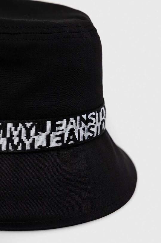 Accesorii Tommy Jeans palarie din bumbac AW0AW14830.PPYX negru