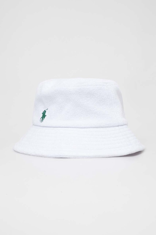 Βαμβακερό καπέλο Polo Ralph Lauren 455918258 λευκό AW23