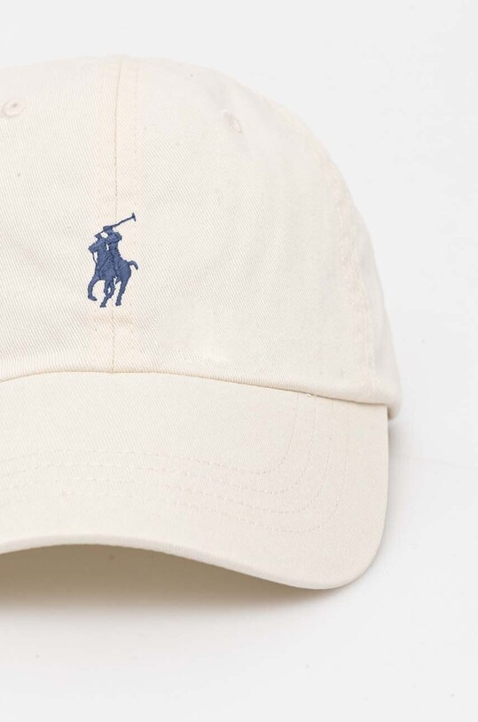 Бавовняна бейсболка Polo Ralph Lauren 211912843 бежевий SS25