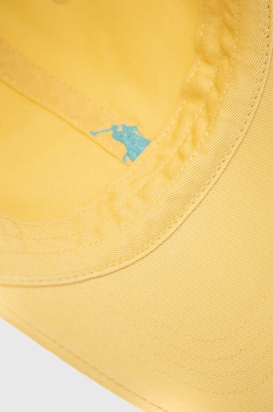Βαμβακερό καπέλο του μπέιζμπολ Polo Ralph Lauren 211912843 κίτρινο