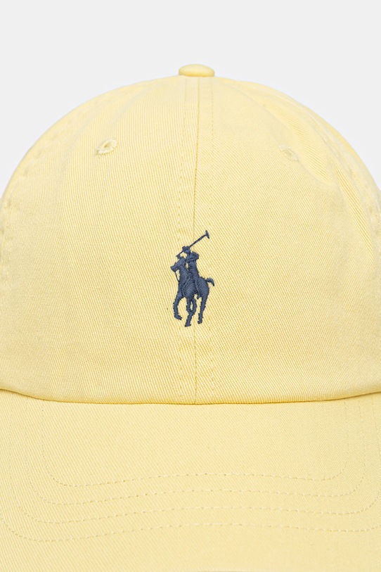 Akcesoria Polo Ralph Lauren czapka z daszkiem bawełniana 211912843 żółty