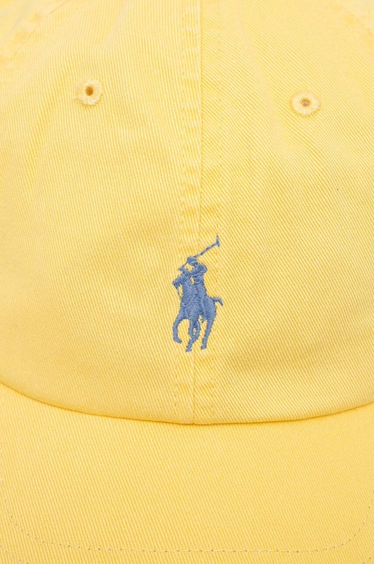 Polo Ralph Lauren czapka z daszkiem bawełniana 211912843 żółty SS25