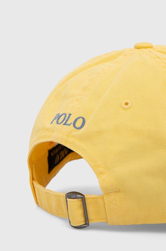 Akcesoria Polo Ralph Lauren czapka z daszkiem bawełniana 211912843 żółty