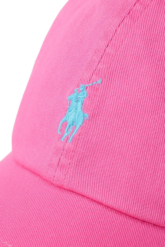 Akcesoria Polo Ralph Lauren czapka z daszkiem bawełniana 211912843 różowy