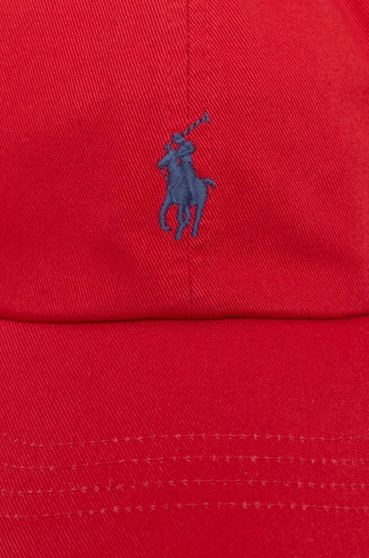 Bavlnená šiltovka Polo Ralph Lauren 211912843 červená SS25