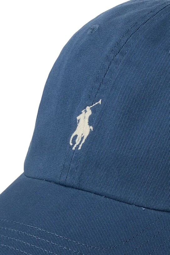 Αξεσουάρ Βαμβακερό καπέλο του μπέιζμπολ Polo Ralph Lauren 211912843 μωβ