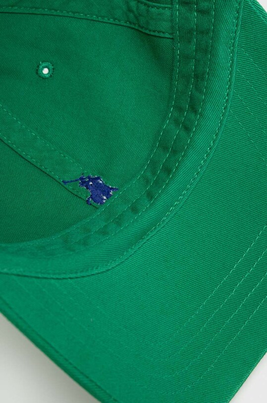 Βαμβακερό καπέλο του μπέιζμπολ Polo Ralph Lauren πράσινο 211912843