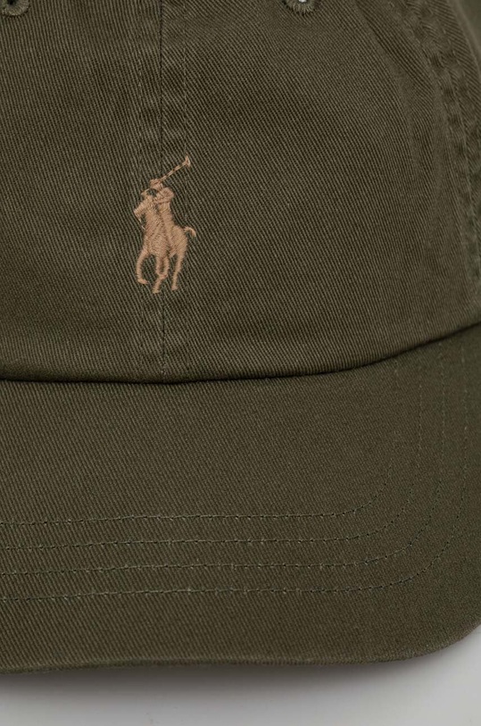 Polo Ralph Lauren czapka z daszkiem bawełniana 211912843 zielony SS25