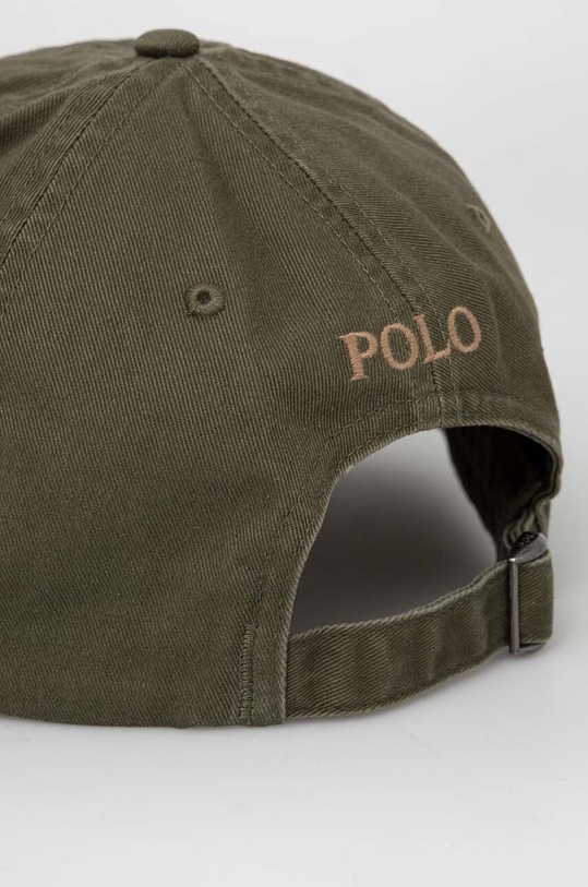 Akcesoria Polo Ralph Lauren czapka z daszkiem bawełniana 211912843 zielony