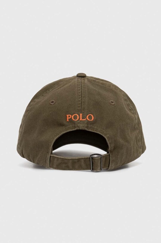 Akcesoria Polo Ralph Lauren czapka z daszkiem bawełniana 211912843 zielony