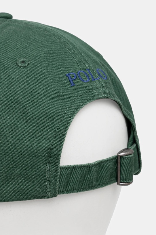 Polo Ralph Lauren șapcă de baseball din bumbac verde 211912843