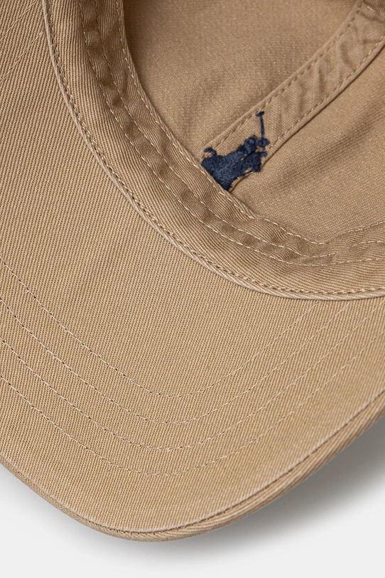 Bombažna bejzbolska kapa Polo Ralph Lauren bež 211912843