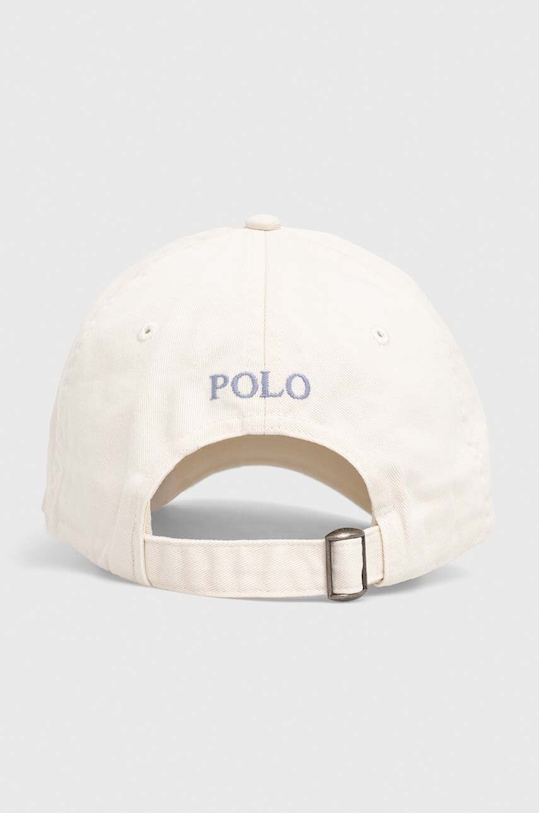 Akcesoria Polo Ralph Lauren czapka z daszkiem bawełniana 211912843 beżowy