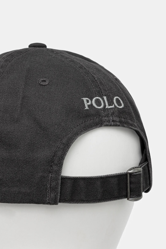 Бавовняна бейсболка Polo Ralph Lauren сірий 211912843
