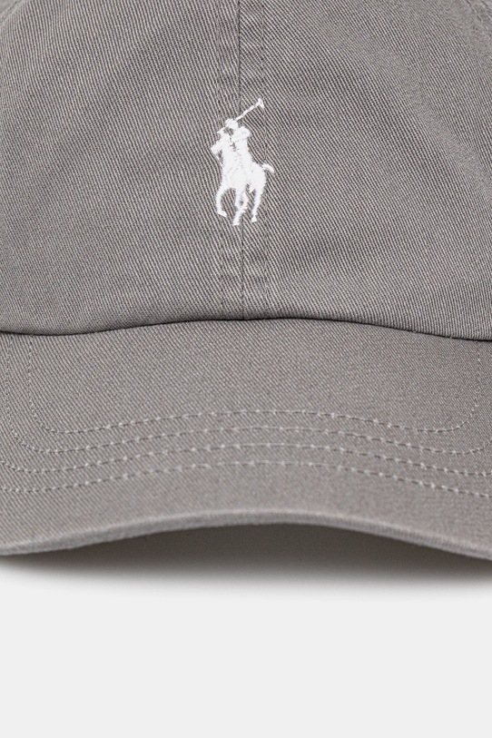 Polo Ralph Lauren czapka z daszkiem bawełniana 211912843 szary SS25