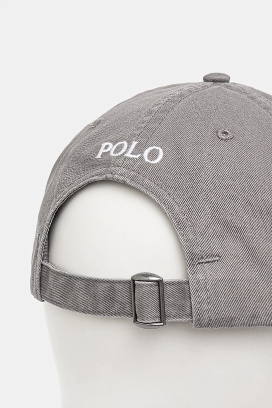 Akcesoria Polo Ralph Lauren czapka z daszkiem bawełniana 211912843 szary