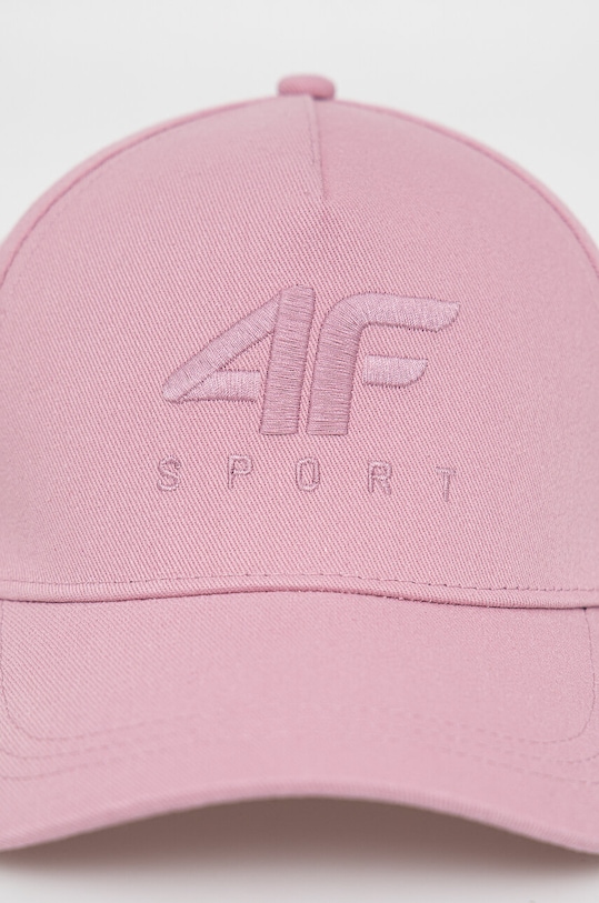 4F czapka z daszkiem bawełniana 4FSS23ACABF116 różowy SS23