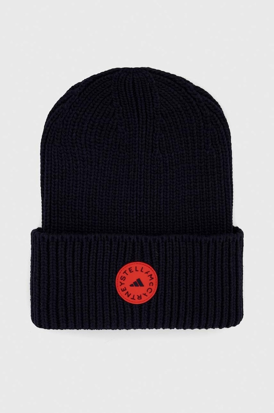 adidas by Stella McCartney czapka aplikacja granatowy IK6896