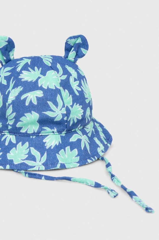 United Colors of Benetton kapelusz bawełniany dziecięcy 6G9NAA00E.W.SEASONAL niebieski SS23