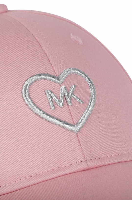 Dziewczynka Michael Kors czapka bawełniana dziecięca R11120 różowy