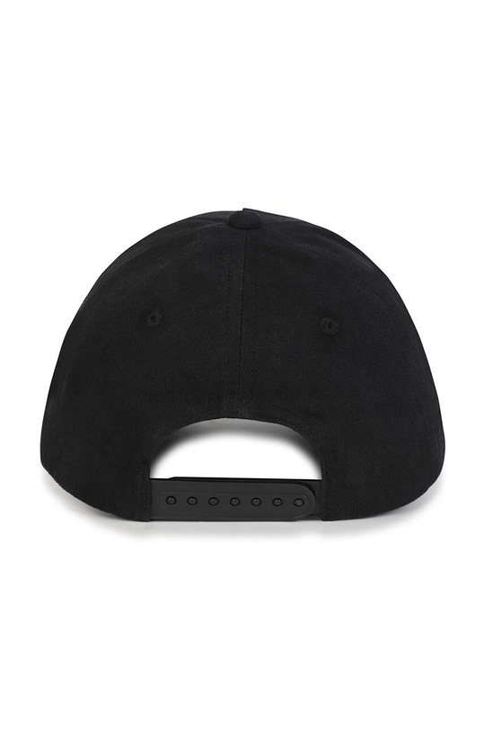 Dziewczynka Dkny czapka z daszkiem bawełniana dziecięca D31299 czarny