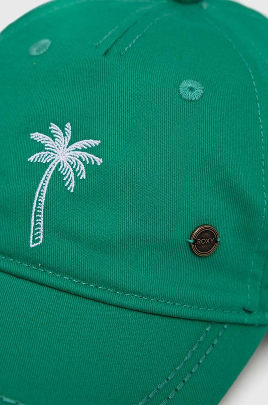 Detská bavlnená čiapka Roxy ERLHA03144 zelená SS23