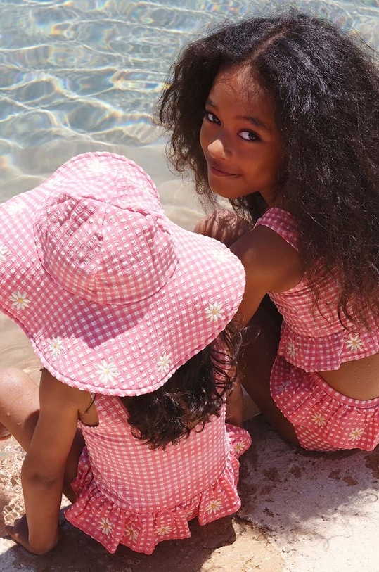 Dziewczynka Konges Sløjd kapelusz dziecięcy KS4718 różowy