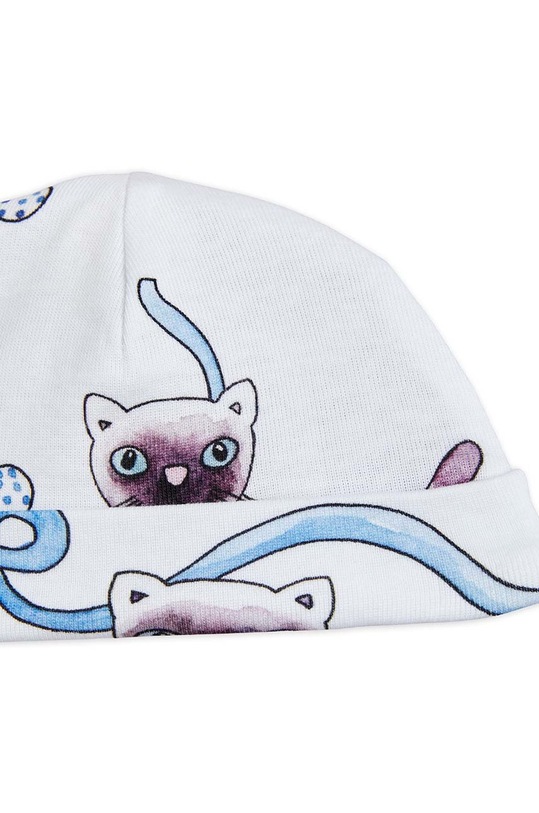 Хлопчик Бавовняна шапка для немовля Mini Rodini 1100004750 білий