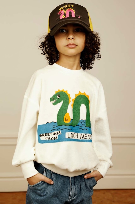 Mini Rodini czapka z daszkiem dziecięca pozostałe brązowy 2316510497