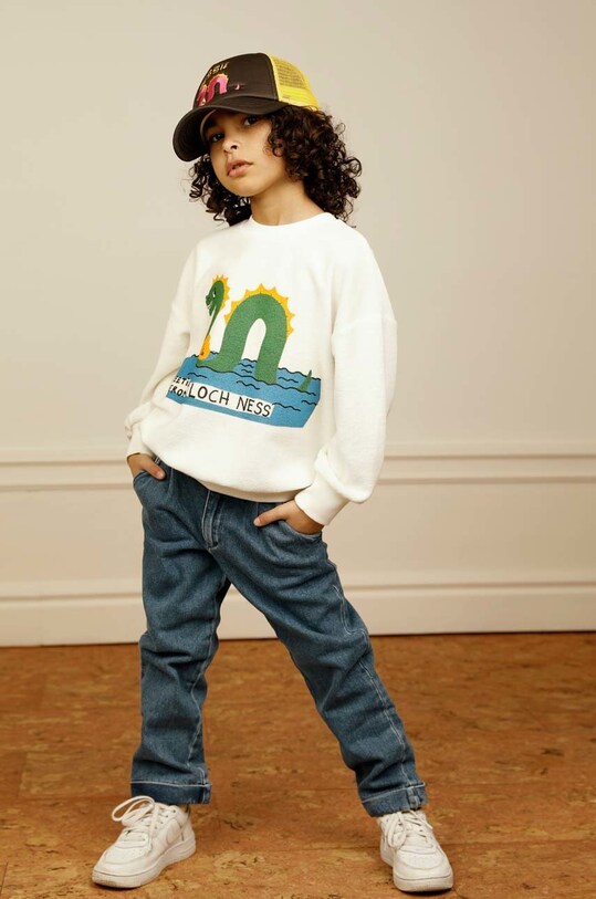 Mini Rodini czapka z daszkiem dziecięca 2316510497 brązowy