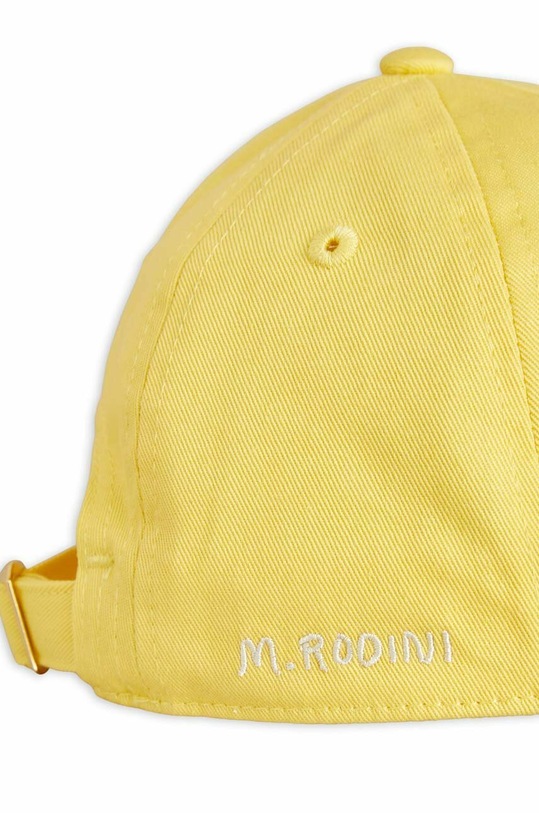 Chłopiec Mini Rodini czapka z daszkiem bawełniana dziecięca 2326510723 żółty