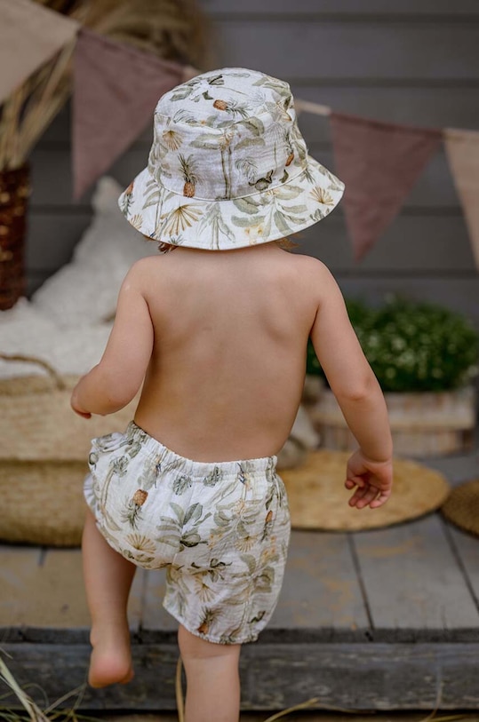 Chlapec Detský bavlnený klobúk Jamiks DUFFY DUFFY.Nakryc.JLF060.K béžová