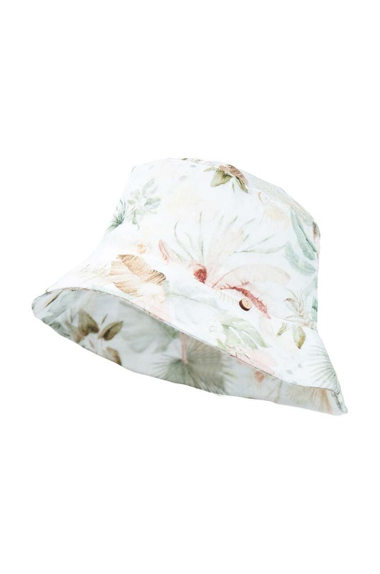 Detský bavlnený klobúk Jamiks DUFFY DUFFY.Nakryc.JLF060.K zelená SS23