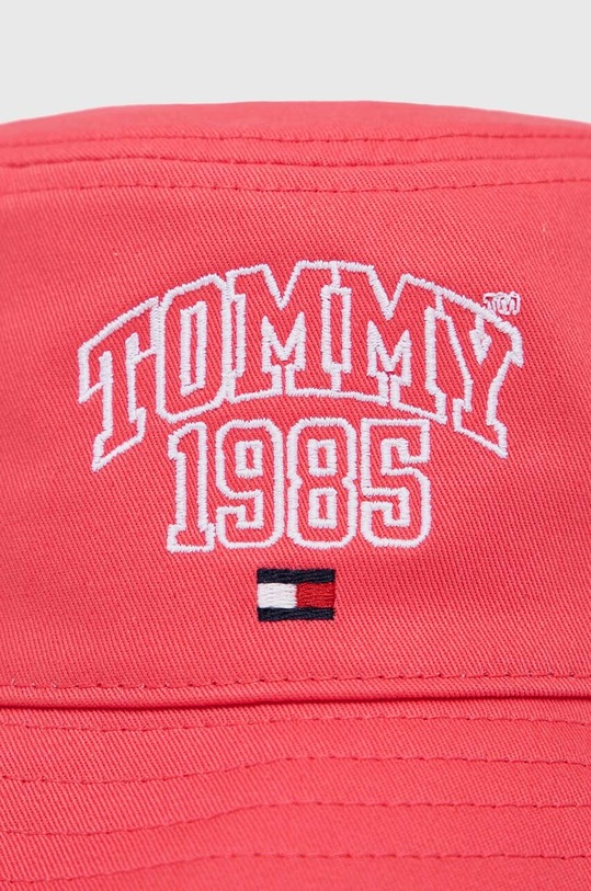 Dječji pamučni šešir Tommy Hilfiger AU0AU01624.PPYX narančasta SS23