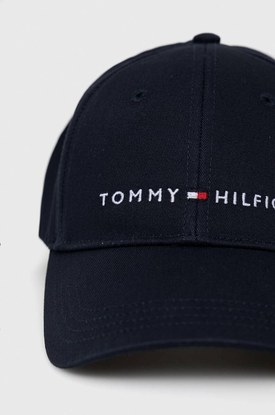 Tommy Hilfiger șapcă din bumbac pentru copii AU0AU01667.PPYX bleumarin SS23
