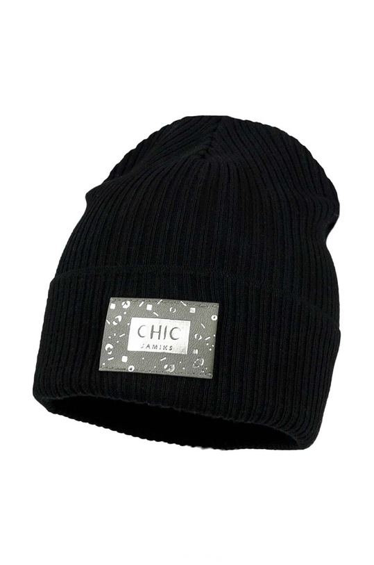 Pamučna kapa za djecu Jamiks HALLA.Nakryc.JWF004.K crna SS23