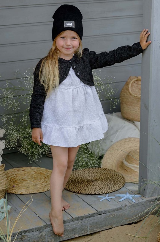 Dječaci Pamučna kapa za djecu Jamiks HALLA.Nakryc.JWF004.K crna