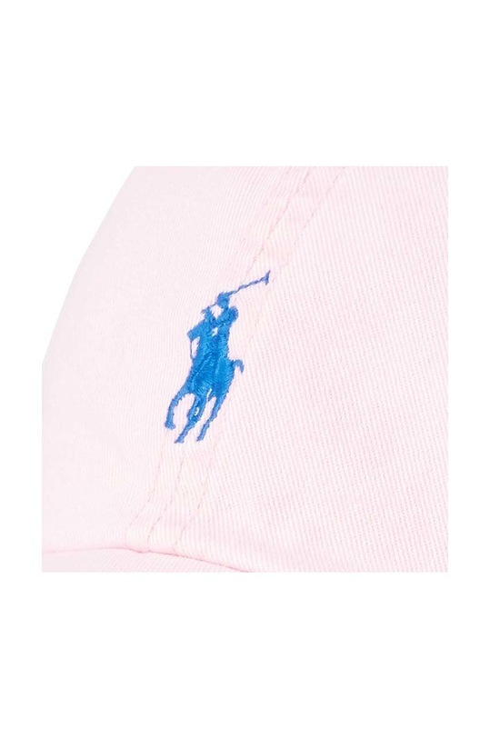 Chłopiec Polo Ralph Lauren czapka z daszkiem bawełniana dziecięca 322785653002 różowy