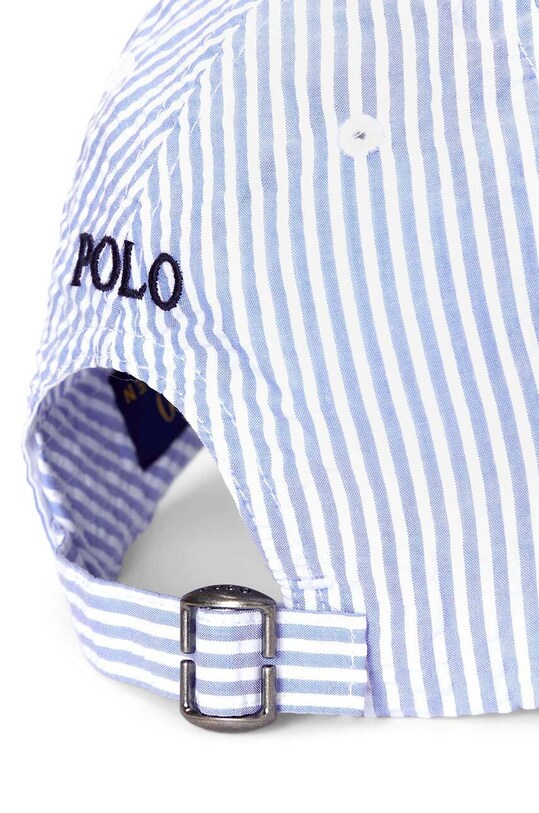 Chłopiec Polo Ralph Lauren czapka bawełniana dziecięca 323903847001 niebieski