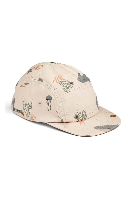 Liewood czapka z daszkiem bawełniana wzorzyste multicolor LW17559