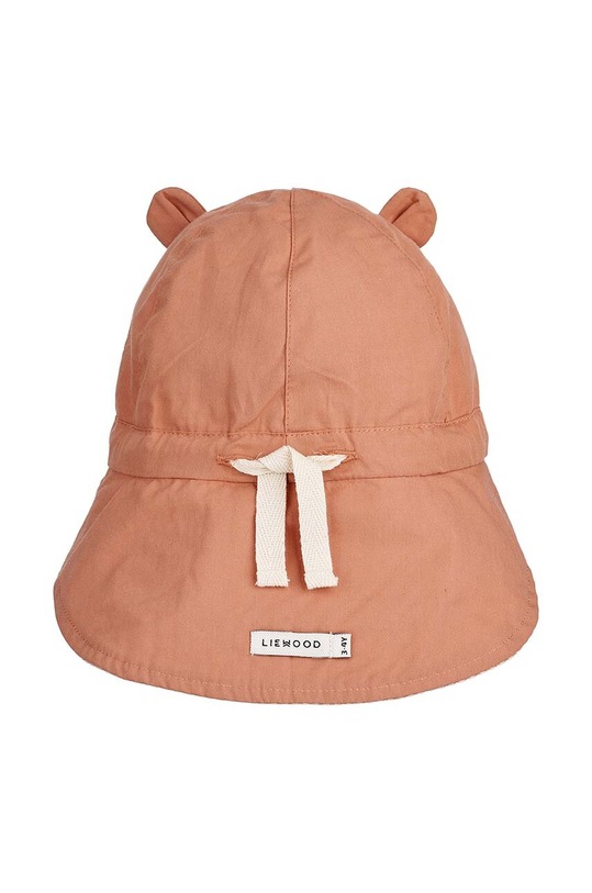 Chłopiec Liewood czapka dwustronna bawełniana dziecięca LW17689 pomarańczowy