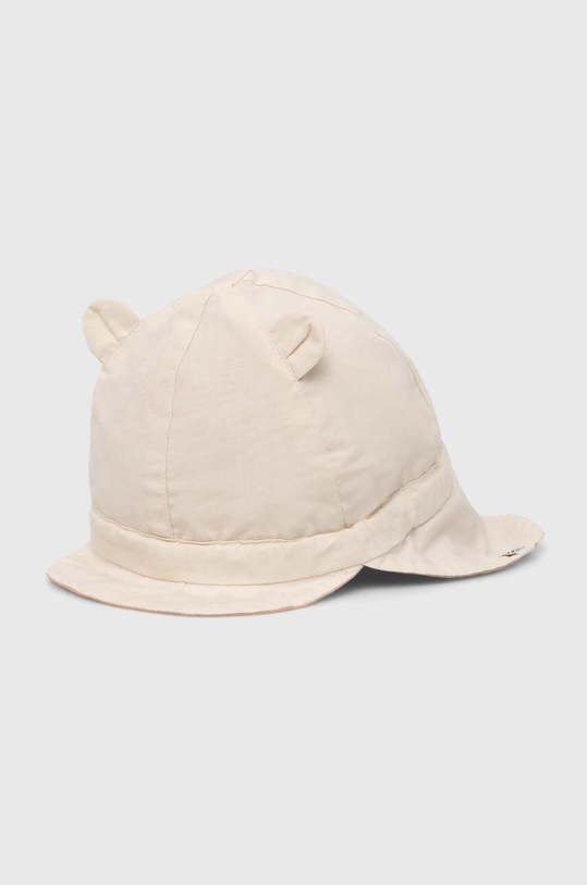 Liewood șapcă reversibilă din bumbac pentru copii LW17698 portocaliu SS25