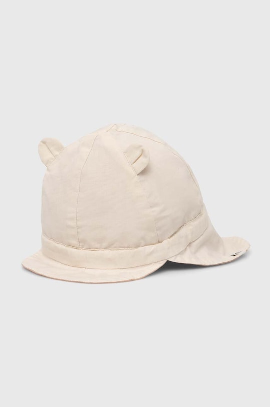 Liewood șapcă reversibilă din bumbac pentru copii LW17698 portocaliu SS25