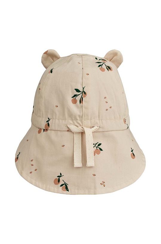 Chlapec Obojstranná bavlnená čiapka pre deti Liewood LW17698 oranžová