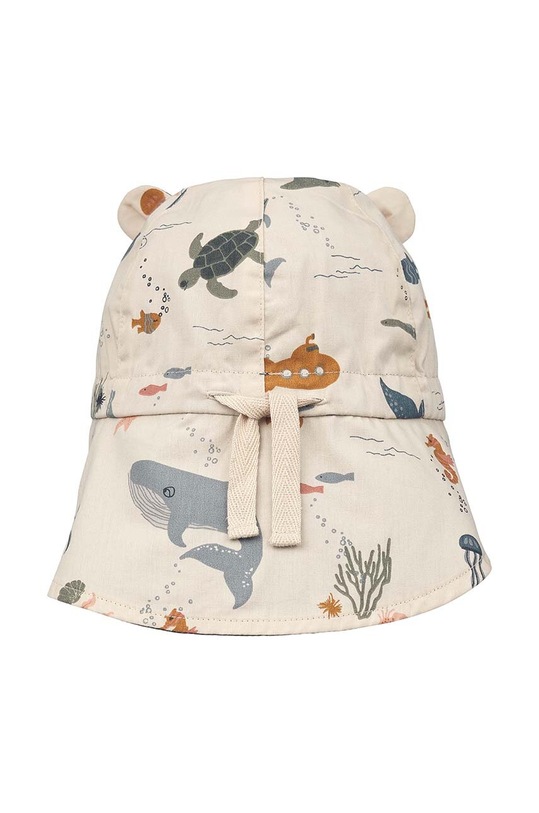 Liewood czapka dwustronna bawełniana dziecięca LW17698 niebieski SS25