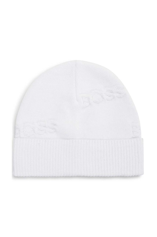BOSS komplet bawełniany niemowlęcy biały J98421