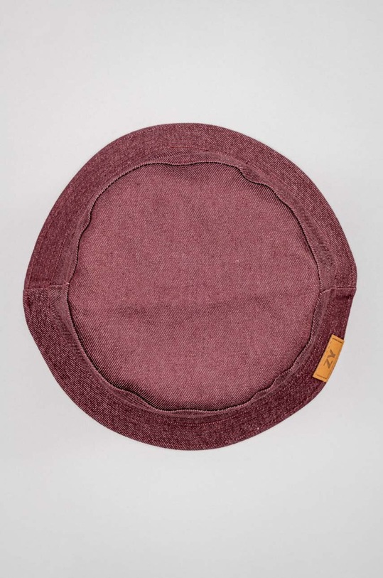 zippy kapelusz bawełniany dziecięcy bordowy ZKBAC0304.23002