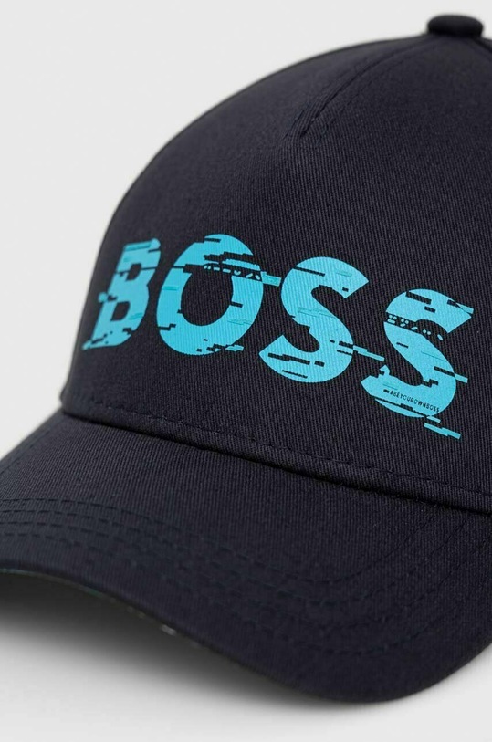 Accesorii BOSS șapcă de baseball din bumbac BOSS GREEN 50482744 bleumarin