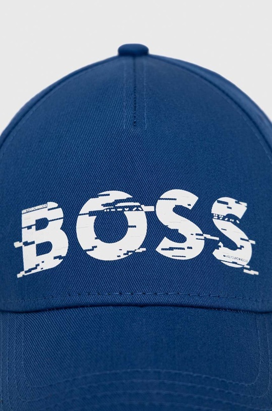 Akcesoria BOSS czapka z daszkiem bawełniana BOSS GREEN 50482744 niebieski